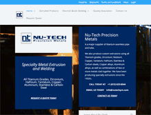 Tablet Screenshot of nutechpm.com